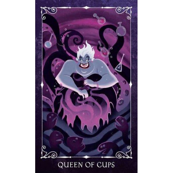 Disney Villains Tarot Deck and Guidebook Movie Tarot Deck Pop Culture Tarot by Minerva Siegel and Ellie Goldwine - ship in 10-20 business days, supplied by US partner