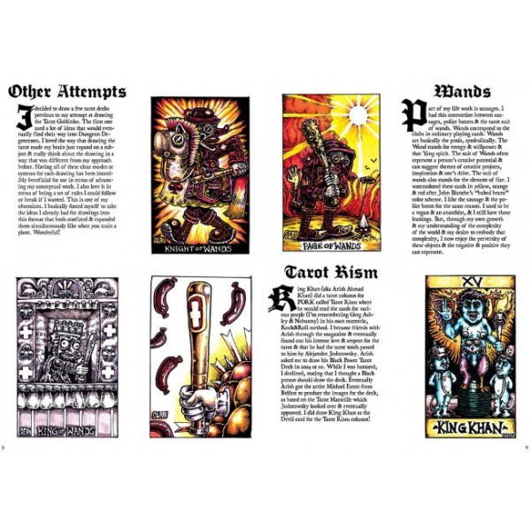 Tarot Goblinko: Dark Fantasy Medieval Punk Tarot by Sean Äaberg - ship in 10-20 business days, supplied by US partner