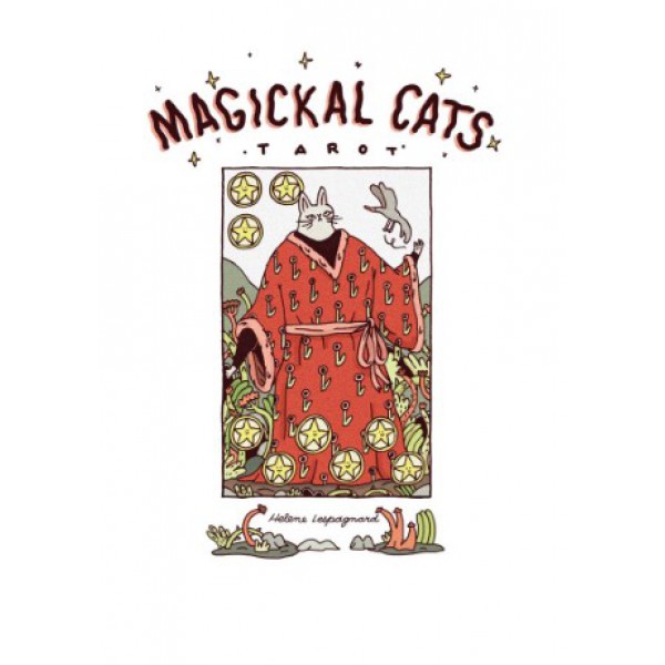 Magickal Cats Tarot by Helene Lespagnard - ship in 10-20 business days, supplied by US partner