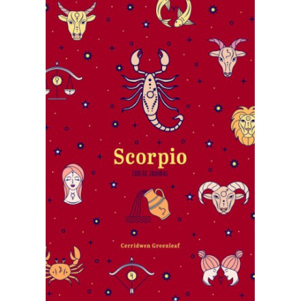 Scorpio Zodiac Journal by Cerridwen Greenleaf - ship in 10-20 business days, supplied by US partner