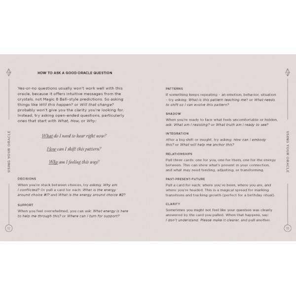 Crystals: The Oracle Deck by Doren, Yulia Van - ship in 10-20 business days, supplied by US partner