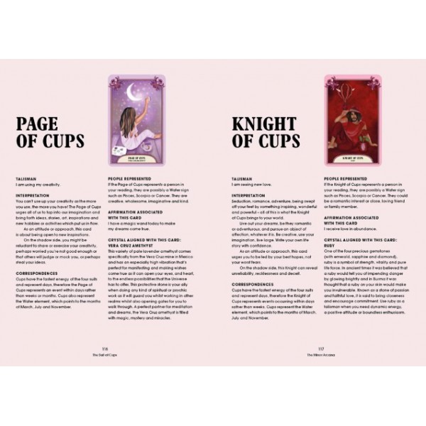 The Crystal Magic Tarot by Kerry Ward and Clare Gregory - ship in 10-20 business days, supplied by US partner