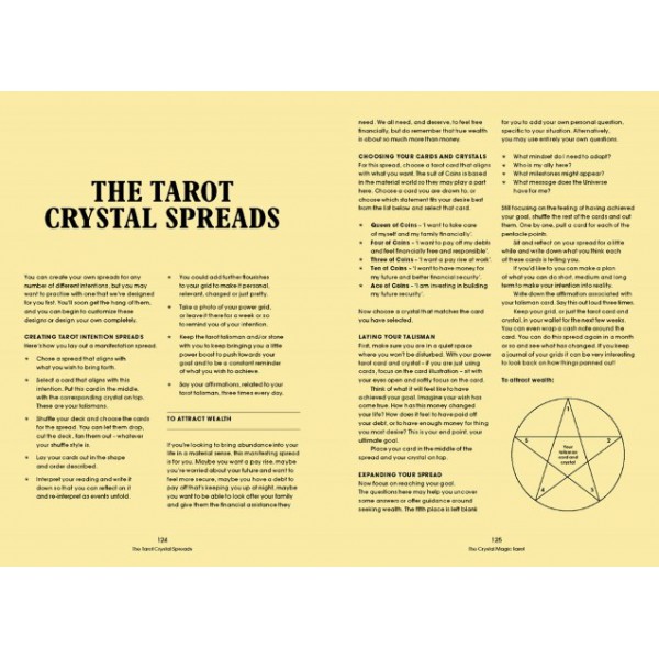 The Crystal Magic Tarot by Kerry Ward and Clare Gregory - ship in 10-20 business days, supplied by US partner