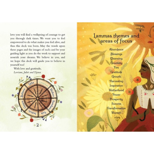 Seasons of the Witch - Lammas Oracle by Lorriane Anderson, Juliet Diaz, and Tijana Lukovic - ship in 10-20 business days, supplied by US partner