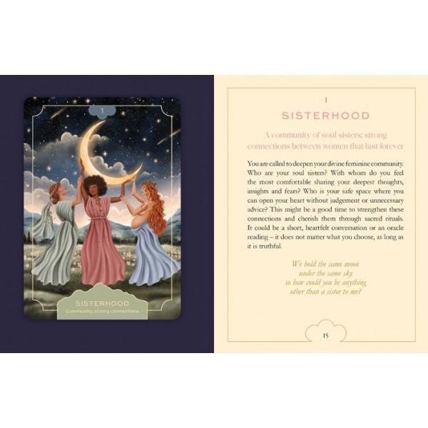 Feminine Wisdom Oracle by Lea Androic - ship in 10-20 business days, supplied by US partner