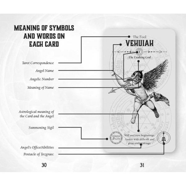 Angel Tarot Pocket Edition by Travis McHenry - ship in 10-20 business days, supplied by US partner