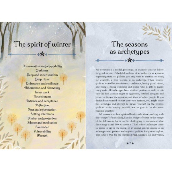 Seasons of the Witch: Winter Tarot by Lorriane Anderson - ship in 10-20 business days, supplied by US partner