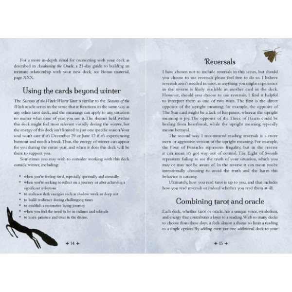 Seasons of the Witch: Winter Tarot by Lorriane Anderson - ship in 10-20 business days, supplied by US partner