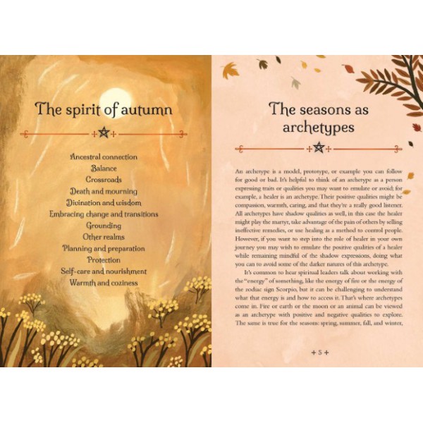 Seasons of the Witch Autumn Tarot by Lorriane Anderson - ship in 10-20 business days, supplied by US partner