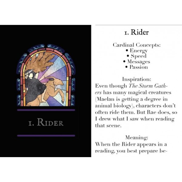 Enchanted Glass: An Inimitable Lenormand Deck by Veronica King - ship in 10-20 business days, supplied by US partner