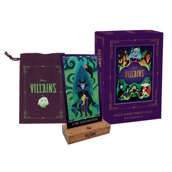 Mega-Sized Tarot: Disney Villains Tarot Deck and Guidebook by Insight Editions and Minerva Siegel - ship in 15-30 business days or more, supplied by US partner