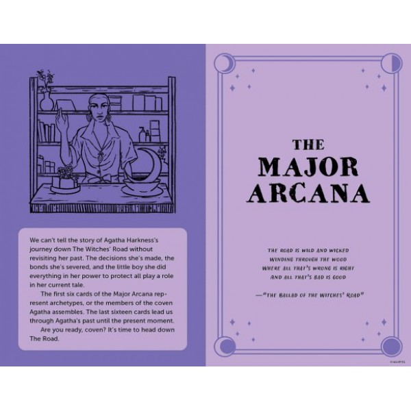 Agatha All Along Tarot Deck and Guidebook by Andrea Hannah - ship in 10-20 business days, supplied by US partner