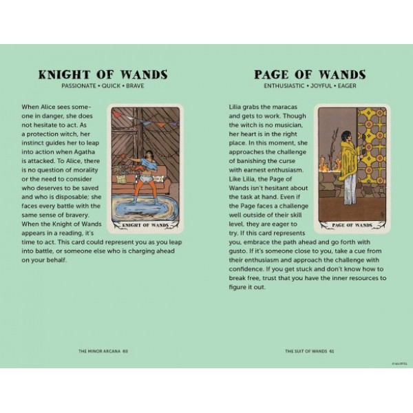 Agatha All Along Tarot Deck and Guidebook by Andrea Hannah - ship in 10-20 business days, supplied by US partner