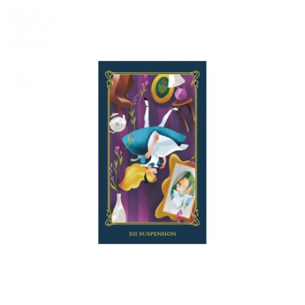 Alice in Wonderland Tiny Tarot Deck and Guidebook by Minerva Siegel and Lisa Vannini - ship in 10-20 business days, supplied by US partner