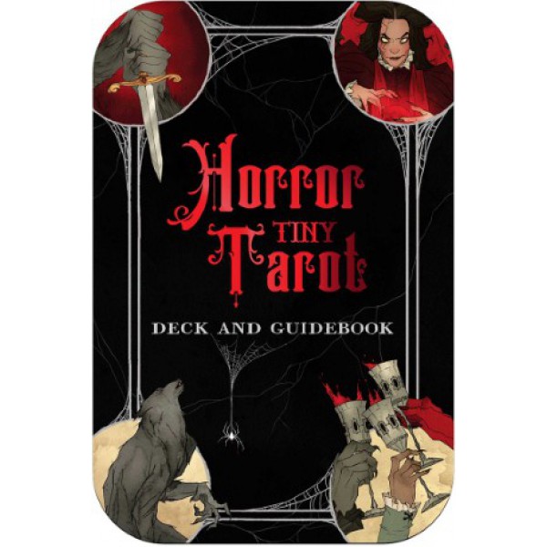 Horror Tiny Tarot Deck and Guidebook by Minerva Siegel - ship in 10-20 business days, supplied by US partner