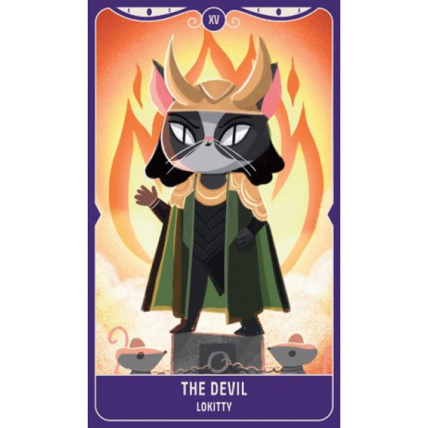 Cosplay Cats Tarot Deck and Guidebook by Amy Chase - ship in 10-20 business days, supplied by US partner