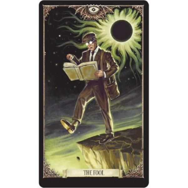 Necronomicon Tiny Tarot Deck and Guidebook by Christopher March - ship in 10-20 business days, supplied by US partner