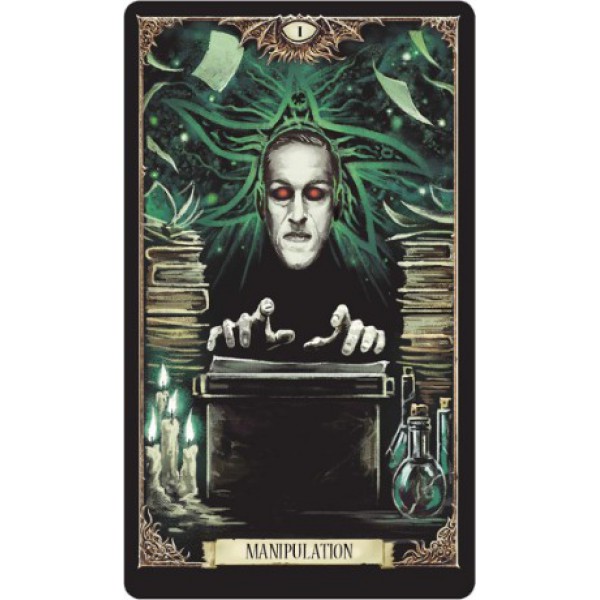 Necronomicon Tiny Tarot Deck and Guidebook by Christopher March - ship in 10-20 business days, supplied by US partner