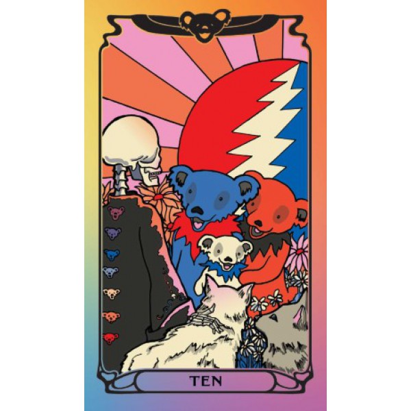 Grateful Dead Tarot by Elizabeth Jezorski - ship in 10-20 business days, supplied by US partner