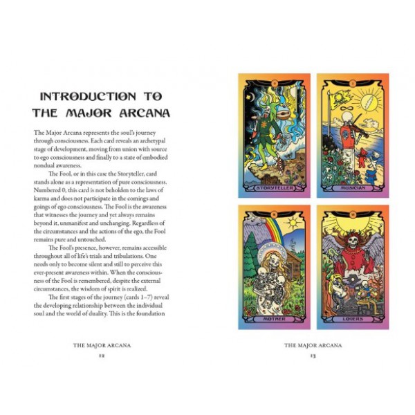 Grateful Dead Tarot by Elizabeth Jezorski - ship in 10-20 business days, supplied by US partner