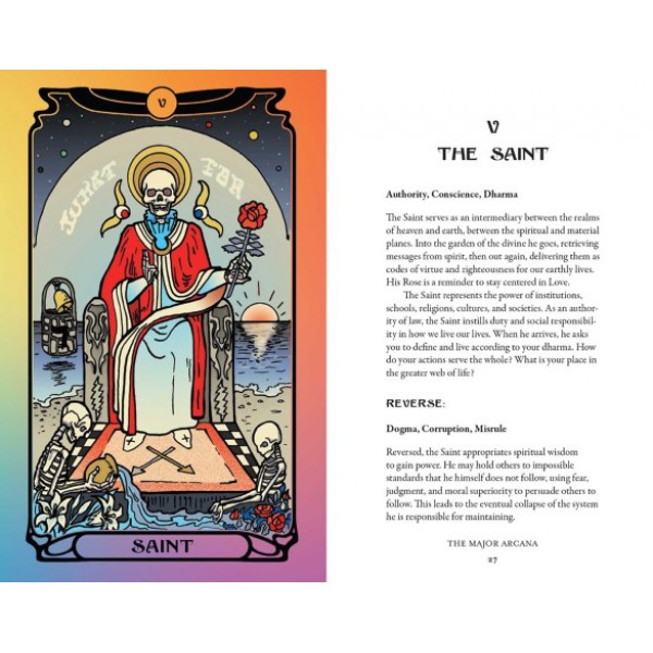 Grateful Dead Tarot by Elizabeth Jezorski - ship in 10-20 business days, supplied by US partner