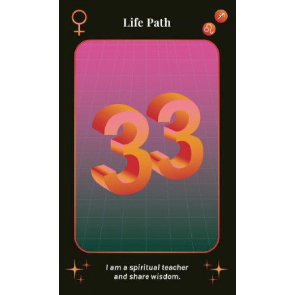Mystic Mondays: The Numerology Deck by Grace Duong - ship in 10-20 business days, supplied by US partner